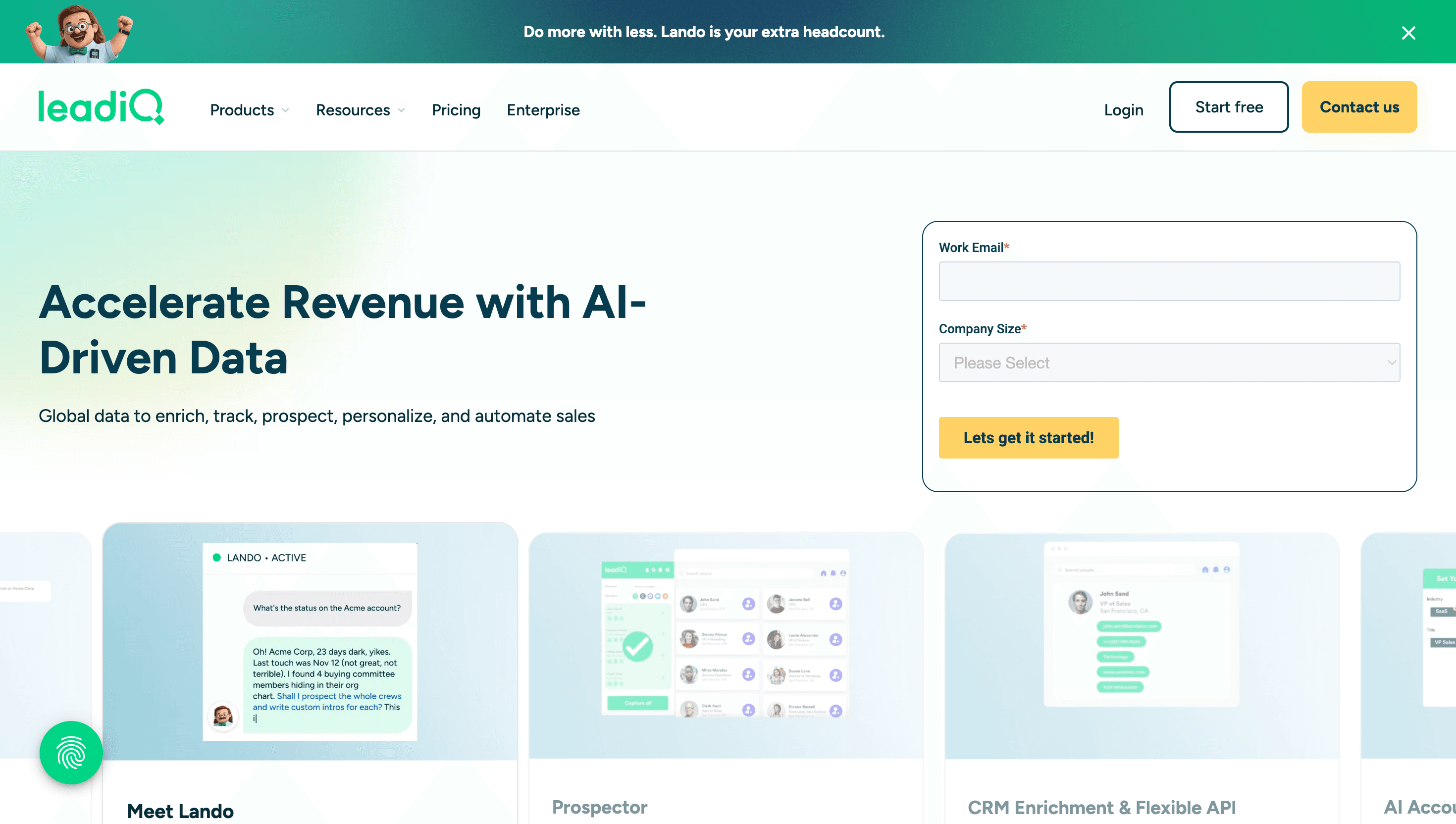 LeadIQ screenshot